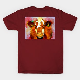 Watercolor Cow T-Shirt